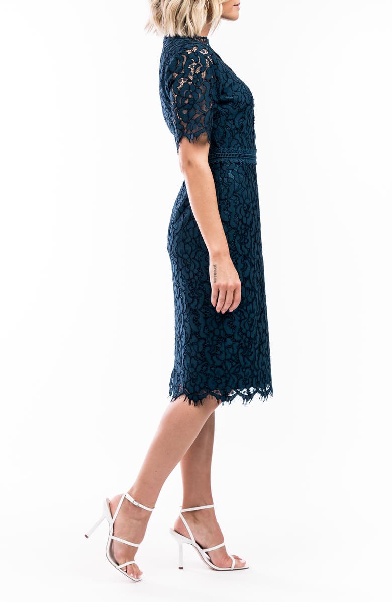 Rachel Parcell Lace Sheath Dress, Alternate, color, 