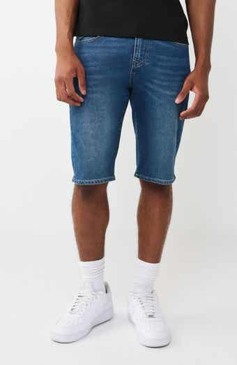 True Religion Ricky Straight Leg Denim Shorts