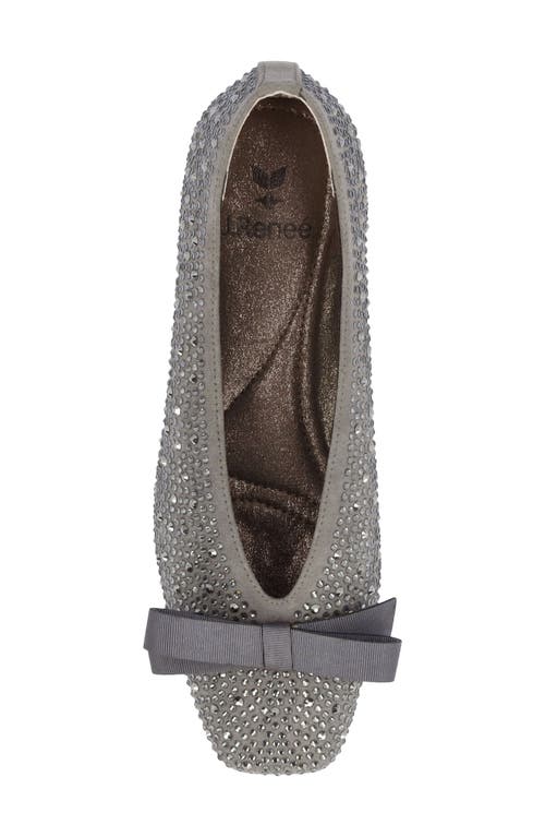 J. Reneé Fentan Ballet Flat In Gray
