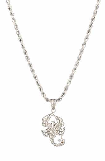 Scorpion Pendant Necklace