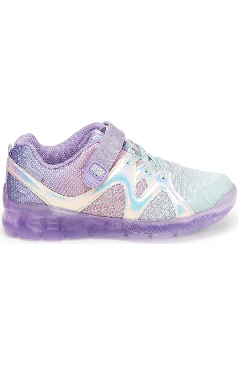 Stride Rite Made2Play<sup>®</sup> Mermaid Light-Up Sneaker, Alternate, color,