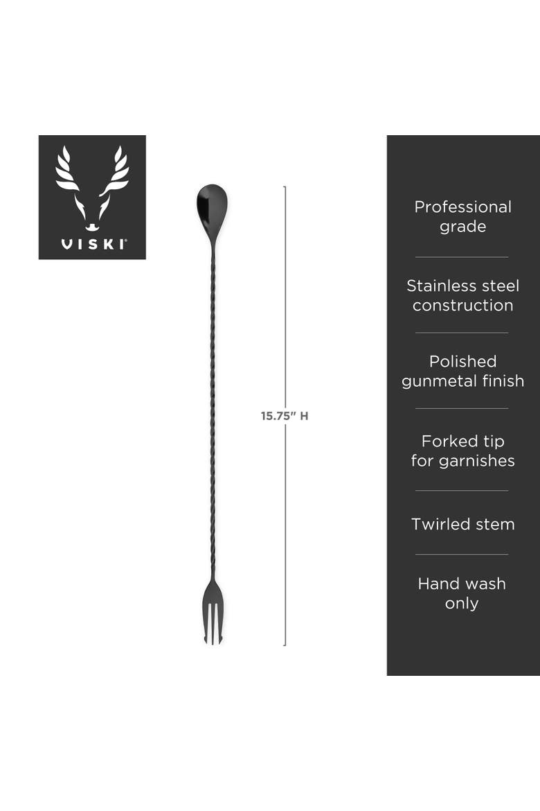 Trident Bar Spoon, Alternate, color, Warren