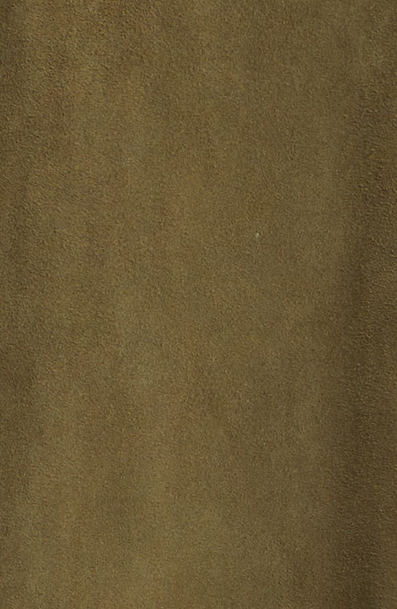 Herno Snap Front Suede Shirt Jacket, Alternate, color,