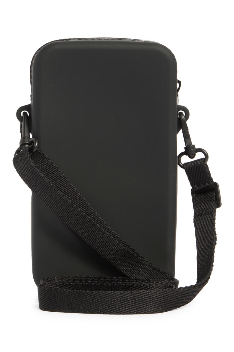 Silicone Phone Crossbody, Alternate, color, BLACK