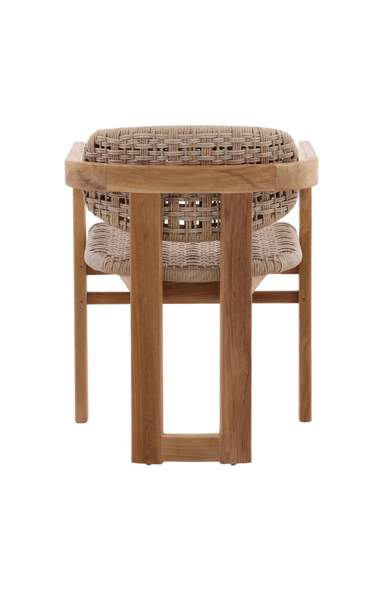 Dovetail Furniture Jessamine Outdoor Dining Chair, Alternate, color, Natural