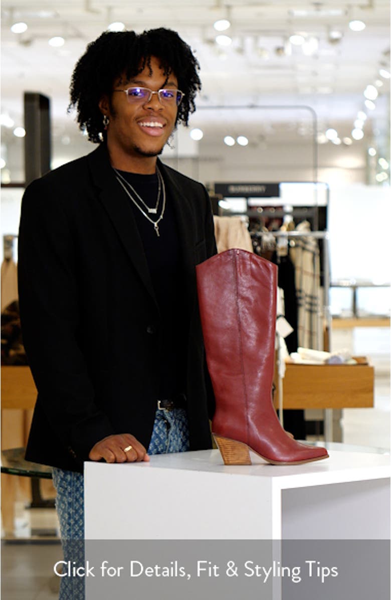 Begging You Knee High Western Boot, sales video thumbnail