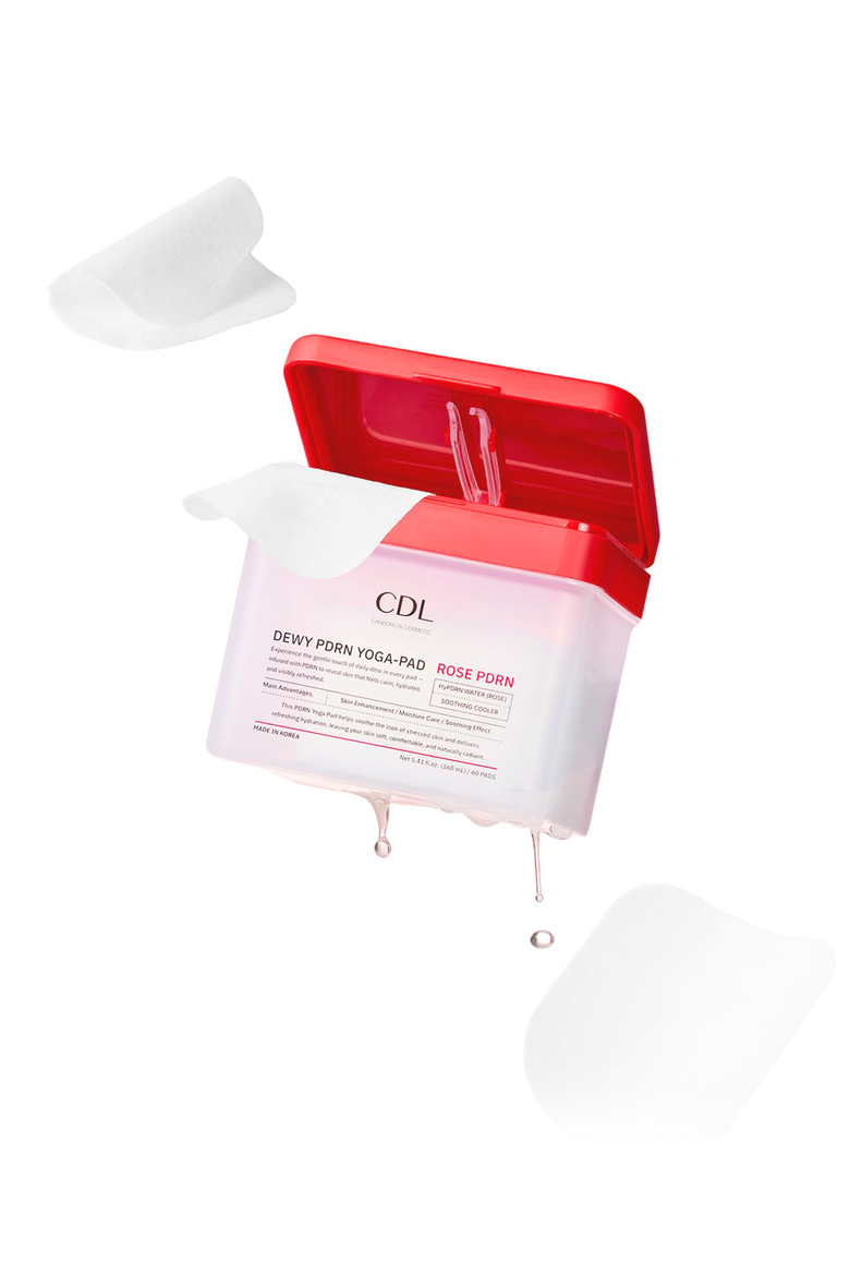 Toner Pads Korean & Exfoliating Face Pads, 60 Pads, Main, color, White