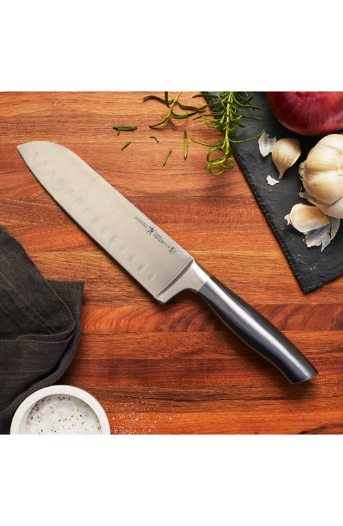 Henckels Cutlery Graphic 7-inch Santoku Knife In Gray