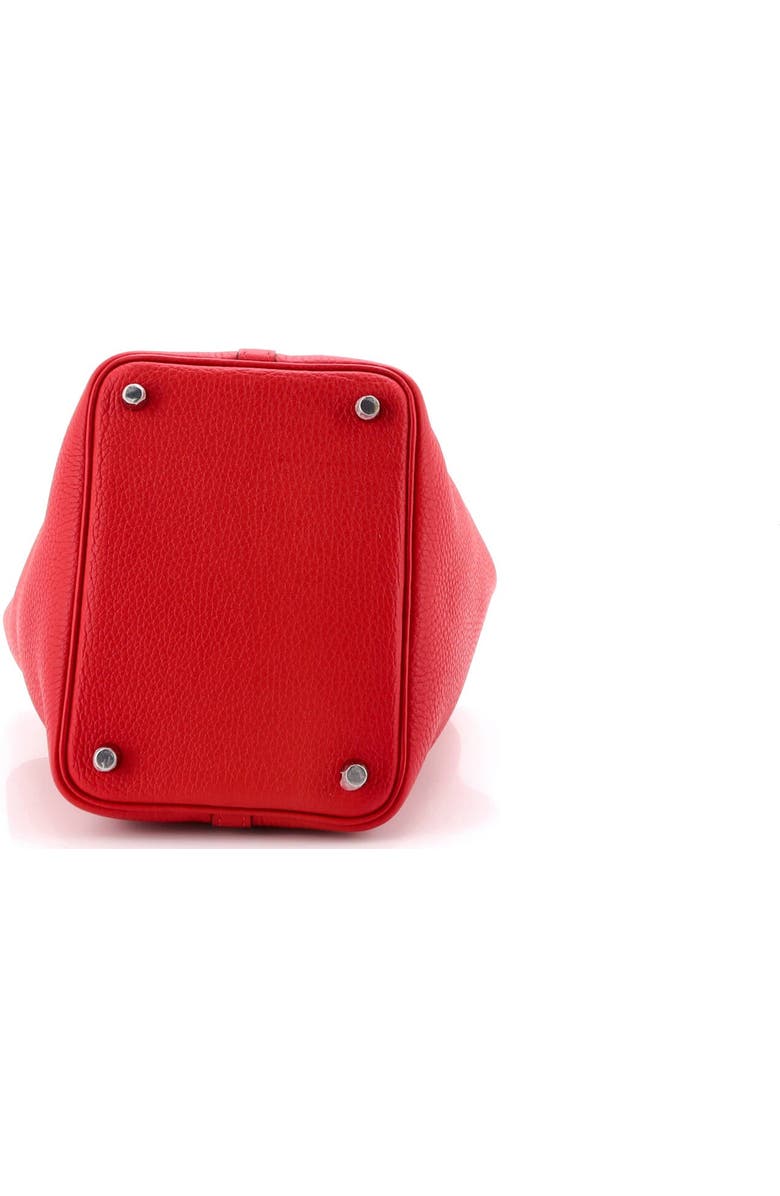 Pre-Owned Hermes Picotin Lock Bag Clemence PM, Alternate, color, Rouge Casaque