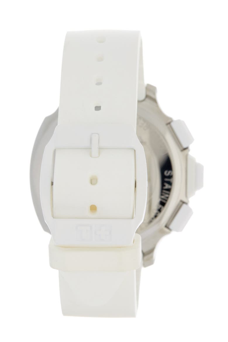 Unisex T-Race Touch Sport Watch, 42mm, Alternate, color, WHITE