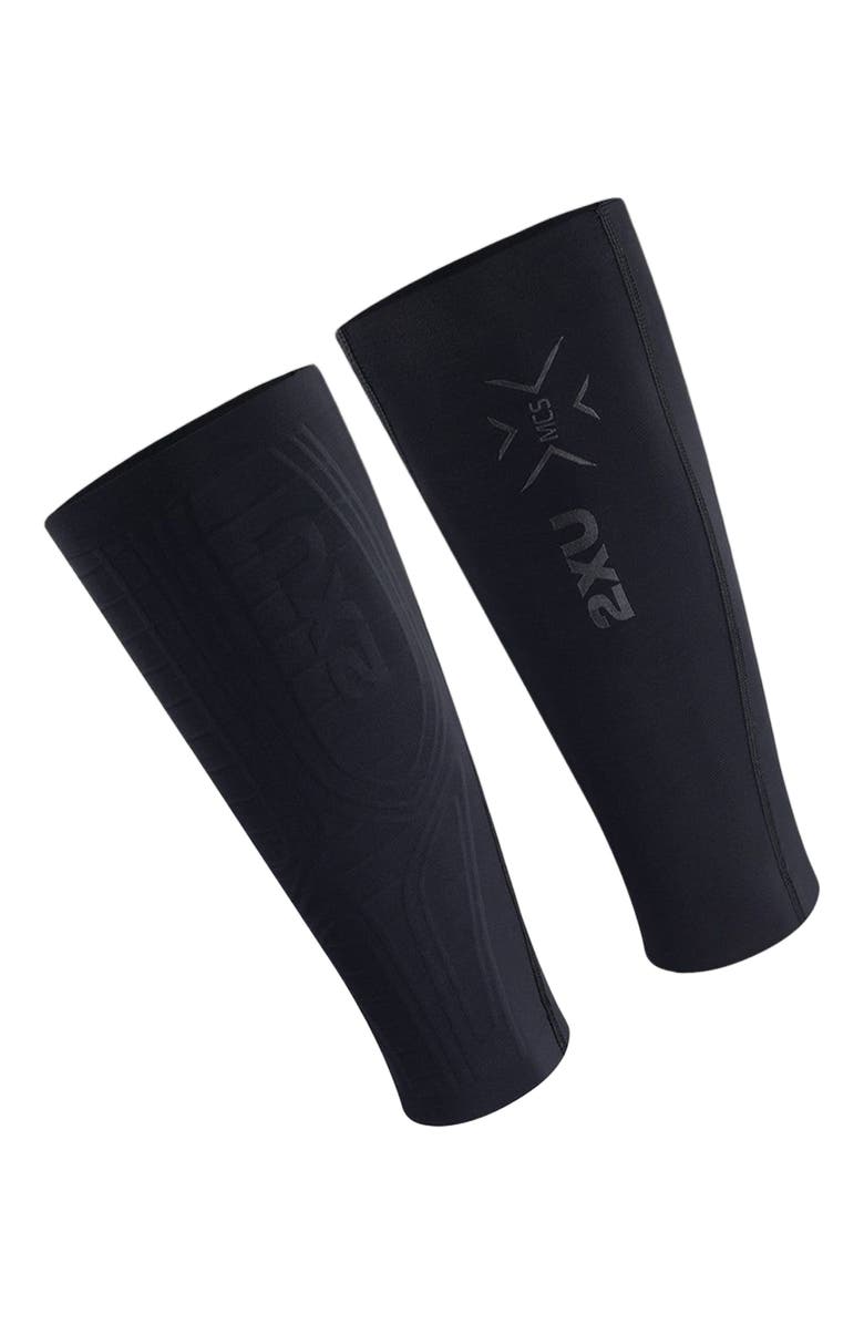 2XU Light Speed Comp Calf Guards, Alternate, color, Black/Nero