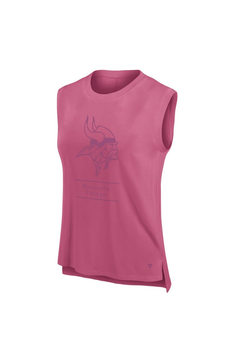FANATICS Women's Fanatics Pink Minnesota Vikings Studio Embrace Tank Top, Alternate, color, Pink
