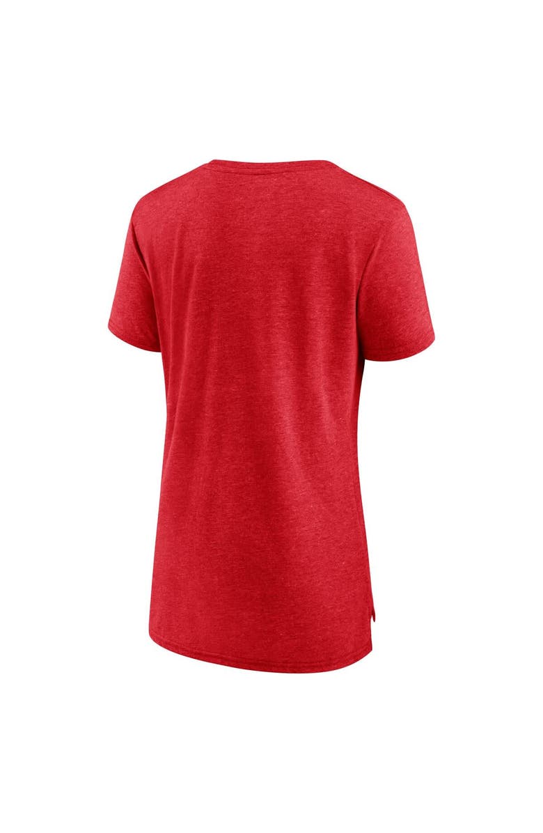 Nike Women's Nike Scarlet San Francisco 49ers Vintage Graphic Tri-Blend Scoop Neck T-Shirt, Alternate, color, Scarlet