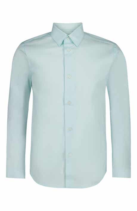 Kids' Fashion Stretch Poplin Button-Up Shirt