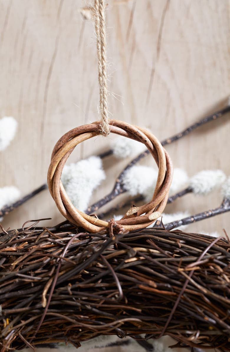 The White Company Pussy Willow Wreath, Alternate, color, 