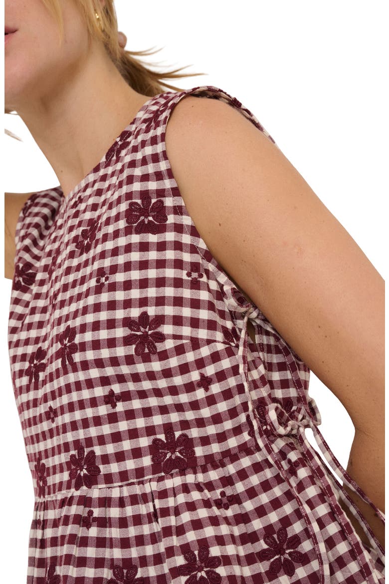Valerie Peplum Hem Top, Alternate, color, RED