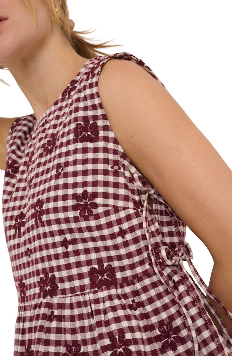 Nobody's Child Valerie Peplum Hem Top, Alternate, color, Red