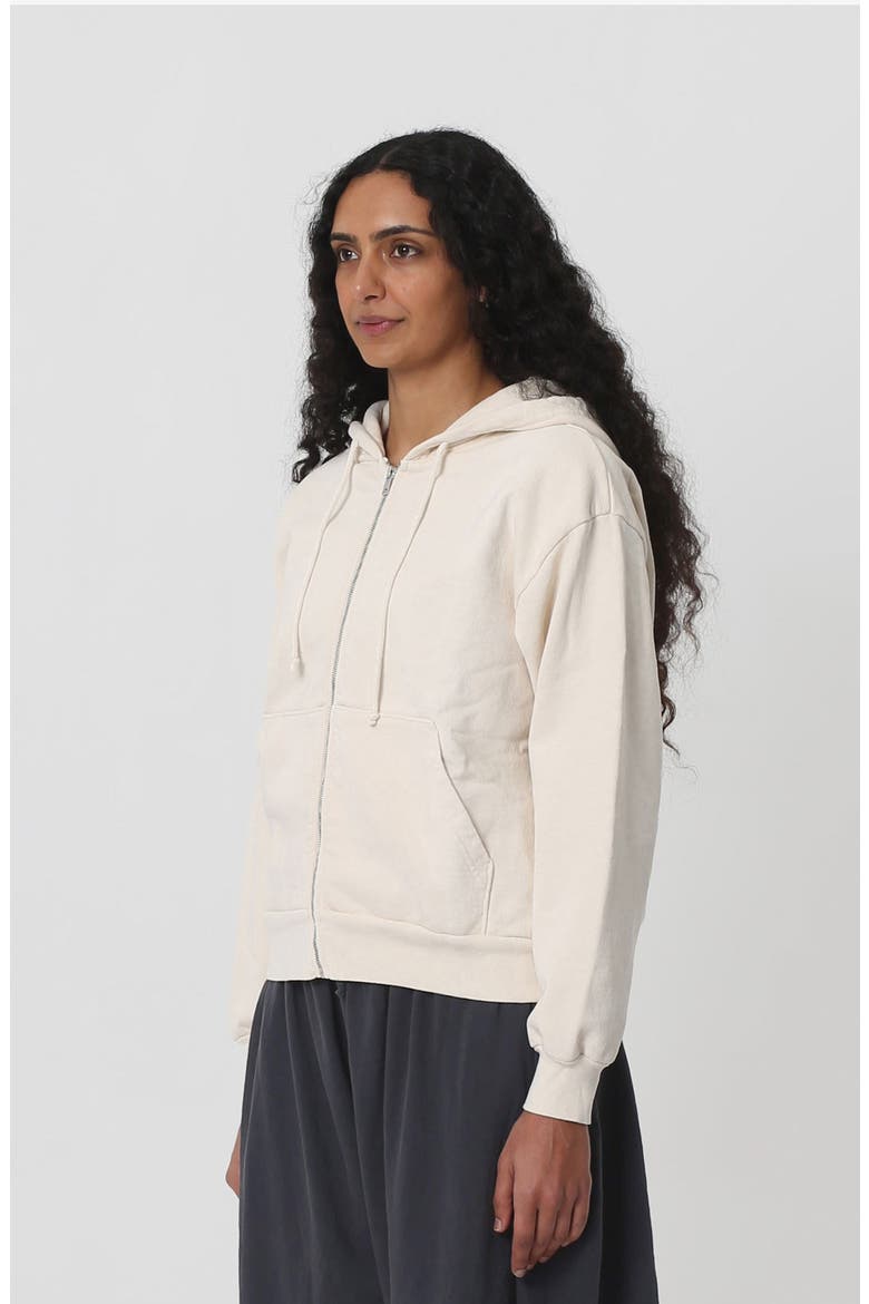 Trash Zip Up Hoodie, Alternate, color, Scour