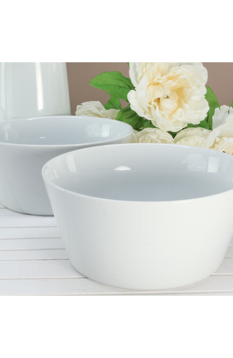 BIA Cordon Bleu Oslo Set of 2 Soufflé Bowls, Alternate, color, White