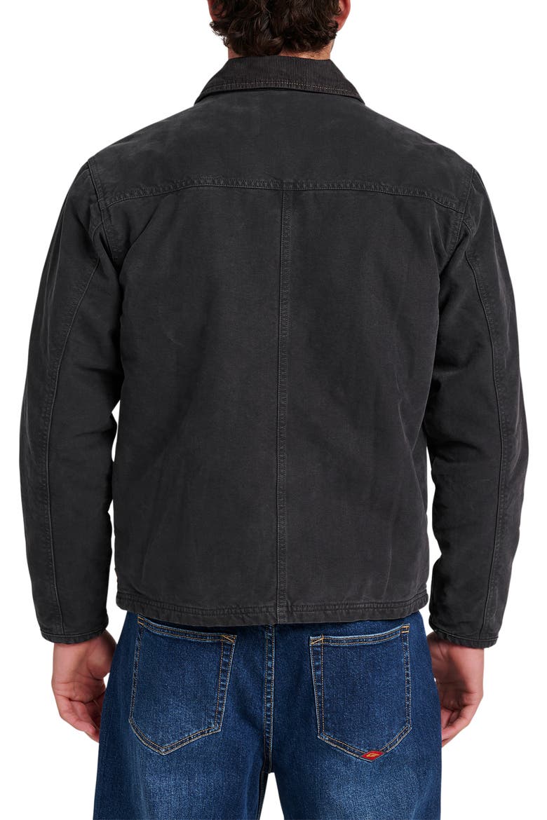 Waterman Refugio Cotton Canvas Jacket, Alternate, color, PHANTOM