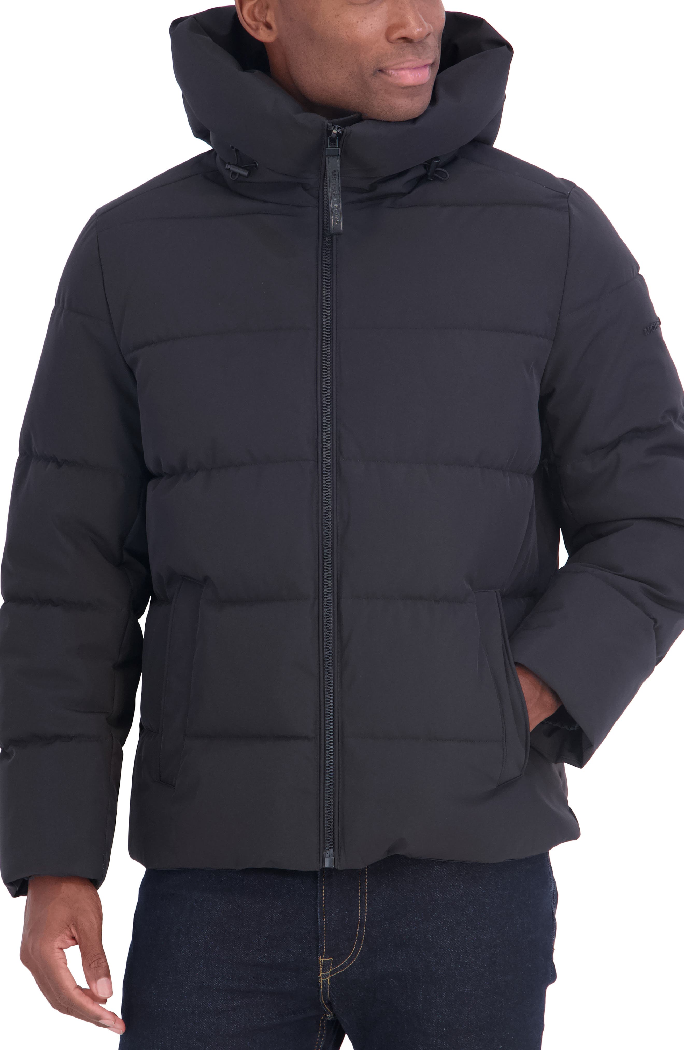 Water Resistant Quilted Puffer Jacket