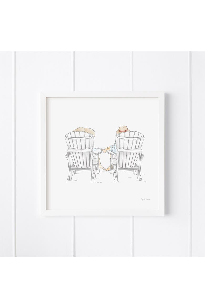 Together Couple Museum Quality 8" x 8" Art Print, Main, color, Multicolored