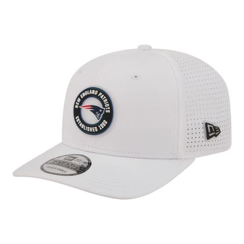 Men's New Era  White New England Patriots COOLERA 9SEVENTY Adjustable Hat