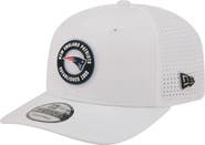 New Era Men's New Era  White New England Patriots COOLERA 9SEVENTY Adjustable Hat