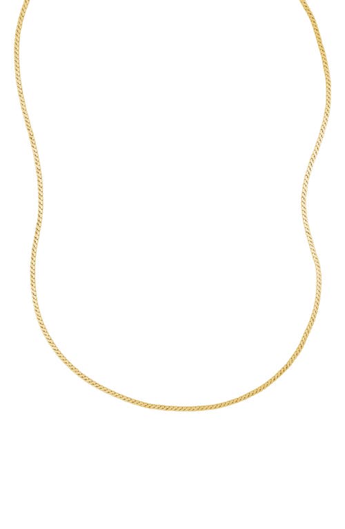 Made By Mary Serpentine Chain Necklace In Gold