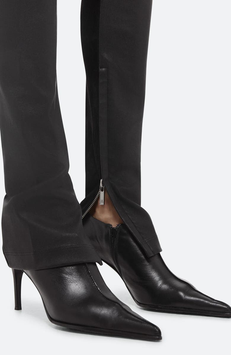 Helmut Lang Racer Leather & Suede Leggings, Alternate, color, Black - 001