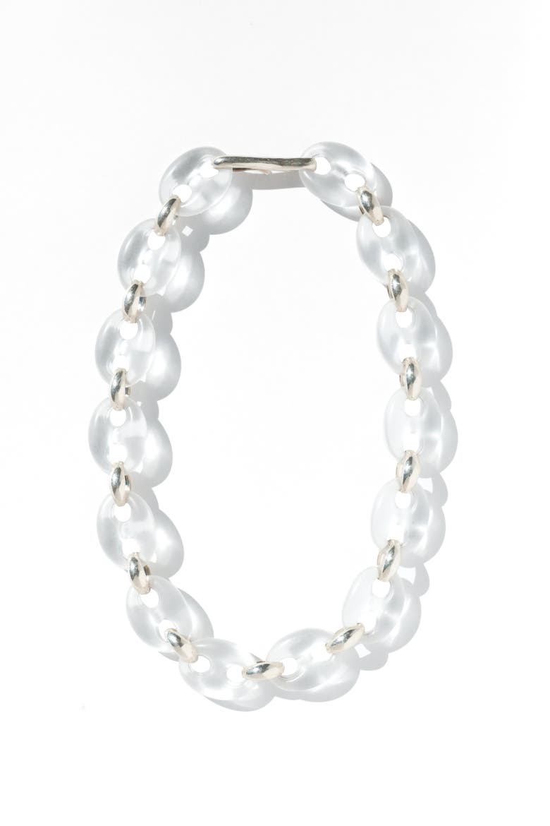 Soet Necklace, Main, color, Silver