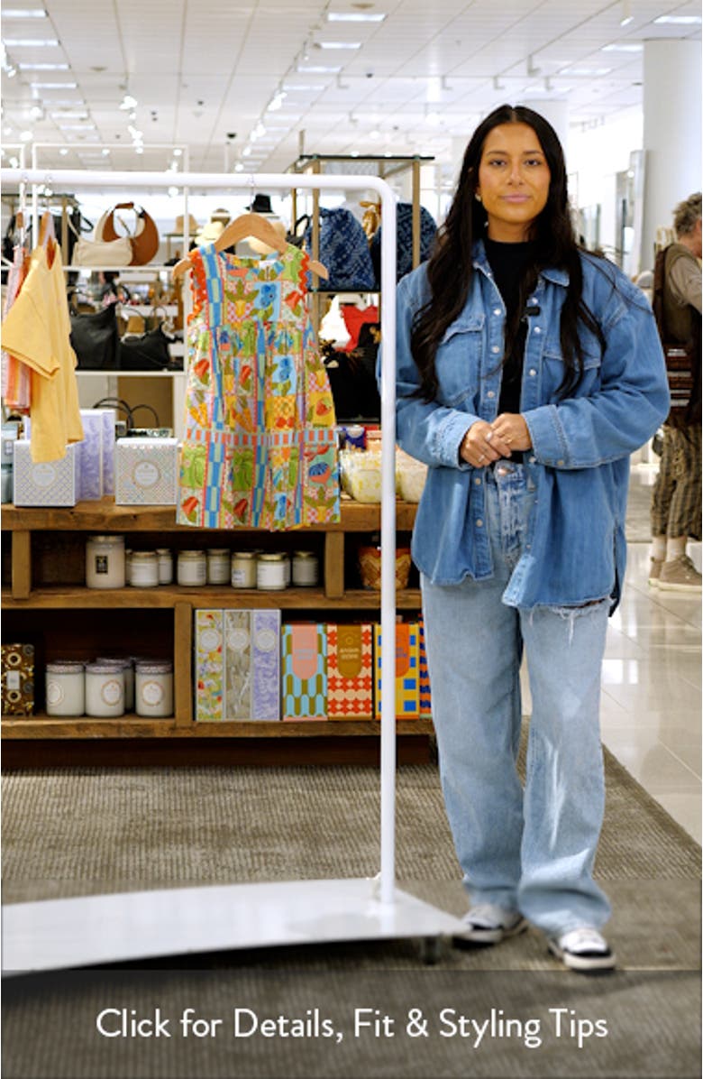 Kids' Print Cotton Seersucker Sundress, sales video thumbnail