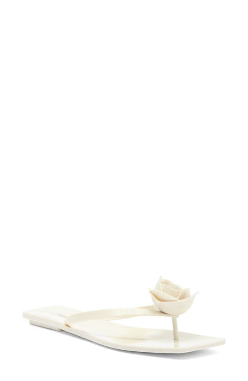 Jeffrey Campbell Lelia Sandal In Cream Shiny