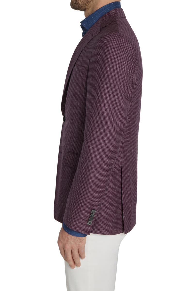 Jack Victor Midland Houndstooth Wool Sport Coat, Alternate, color, 