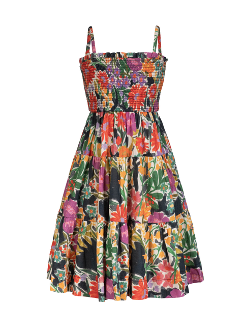 Lila Smocked Tiered Dress (Toddler, Little Kids, Big Kid)