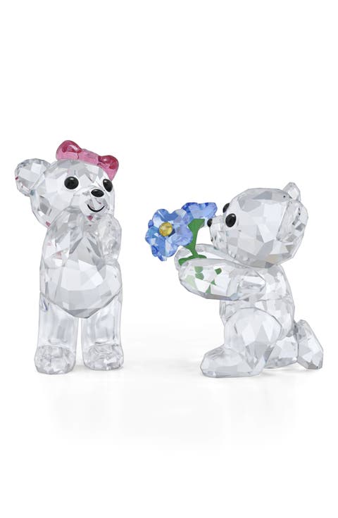 Kris Bear I Adore You Crystal Ornament