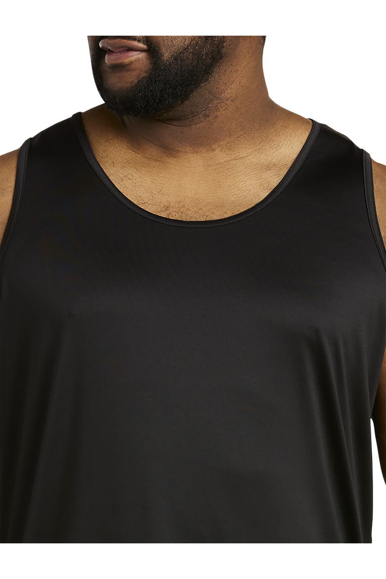 Moisture-Wicking Stretch Tank T-Shirt, Alternate, color, BLACK