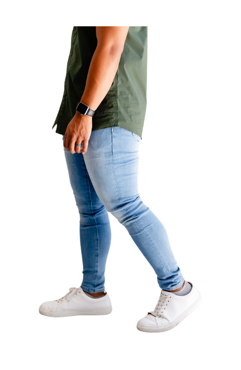 Dapper Boi Skinny Blue Fade Jeans, Alternate, color, Blue Fade