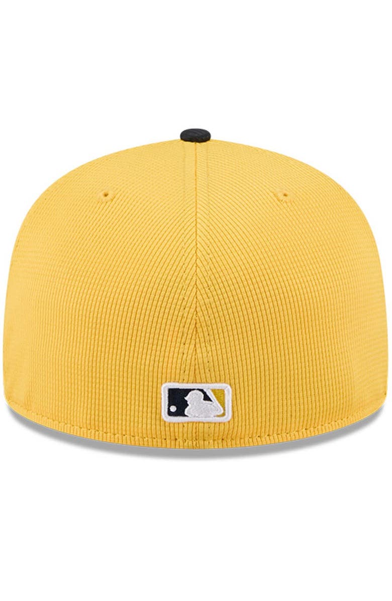 New Era Men's New Era Yellow/Black Minnesota Twins City Connect Batting Practice 59FIFTY Fitted Hat, Alternate, color, Gold