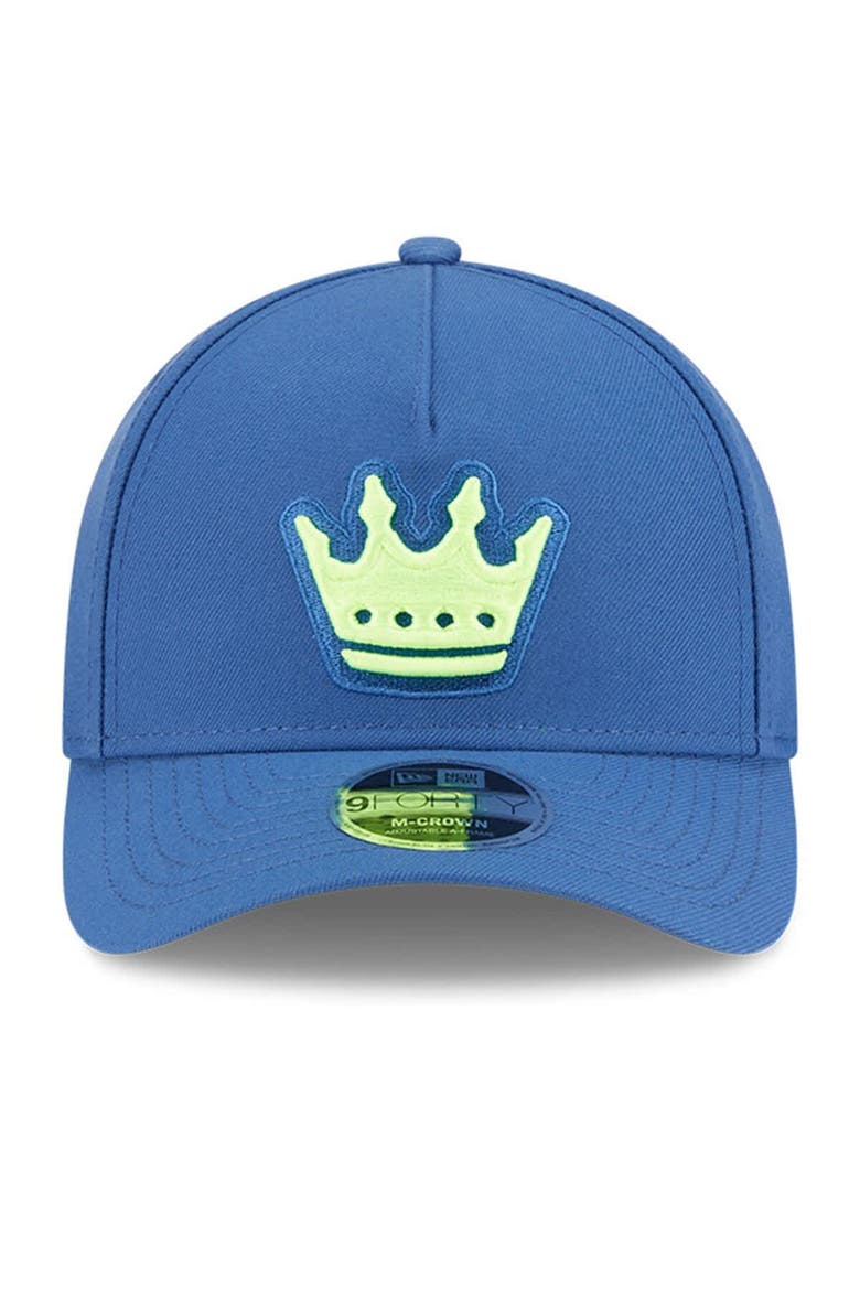 Men's New Era  Blue Charlotte FC 2025 Jersey Hook 9FORTY M-Crown Adjustable Hat, Alternate, color, Blue