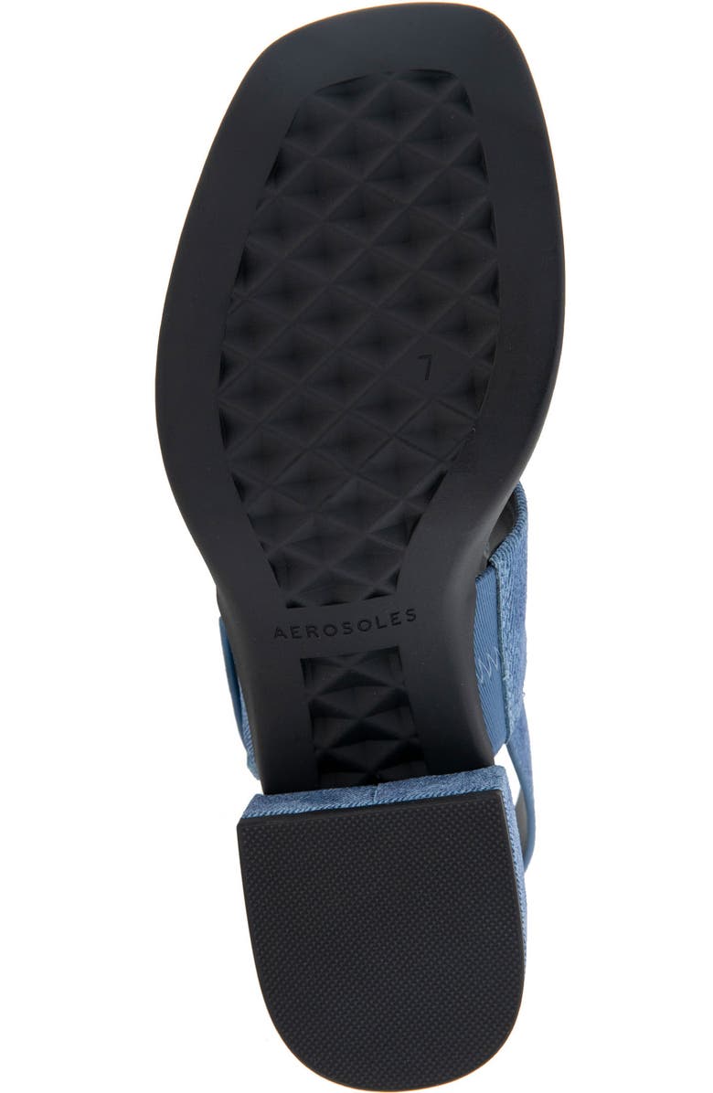 Aerosoles Dantay Slingback Sandal, Alternate, color, Blue Jean Denim Suede