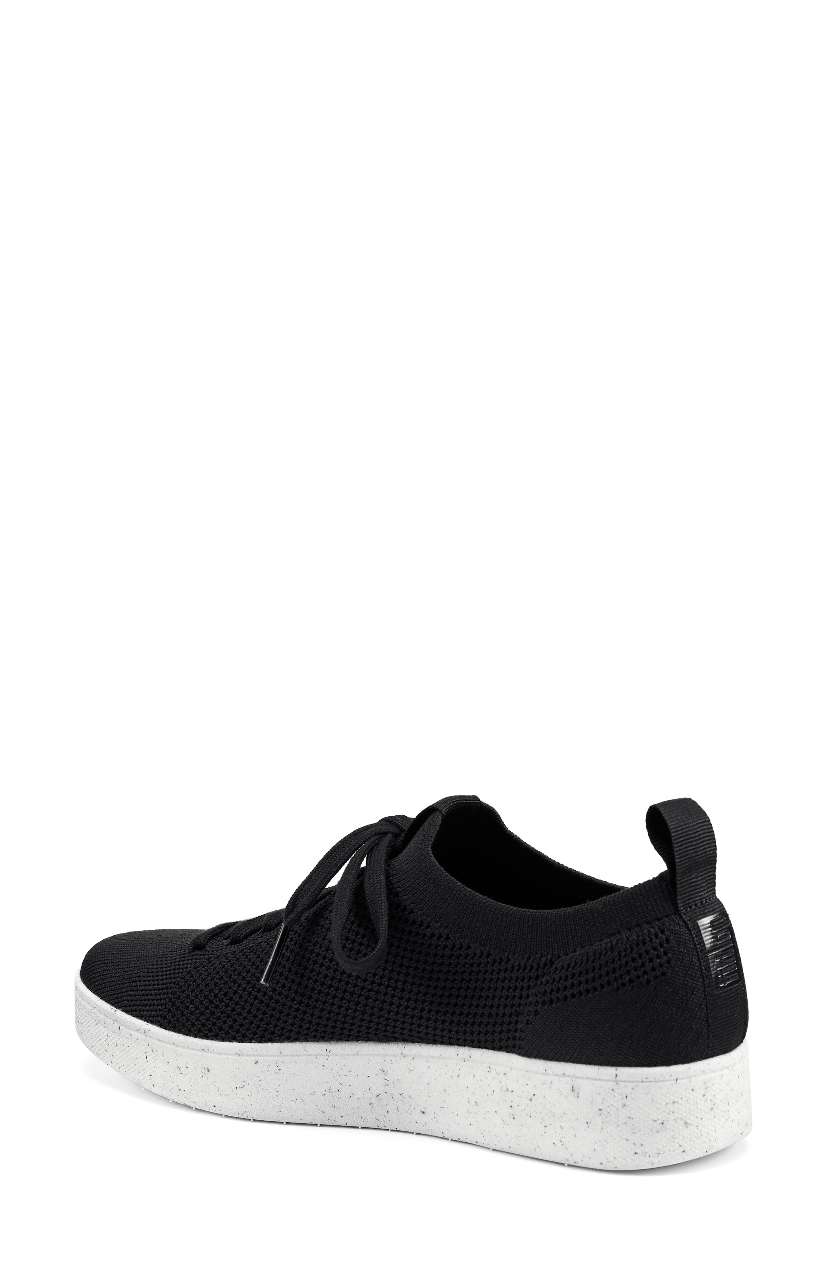 FitFlop Rally Knit Sneaker, Alternate, color, Black