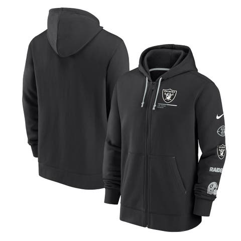 Men's Nike Black Las Vegas Raiders Surrey Full-Zip Hoodie