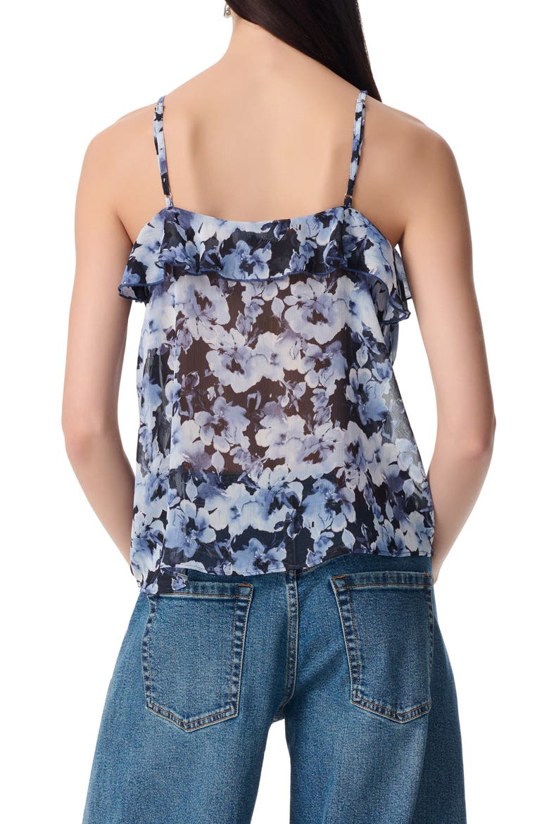 Justine Cascading Ruffle Chiffon Camisole, Alternate, color, WILD WIND