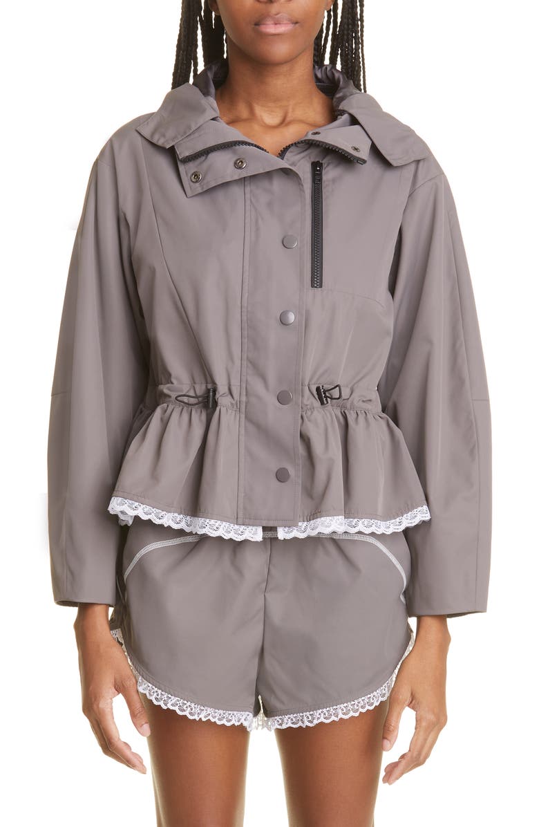 Sandy Liang Women's Dakota Hooded Jacket, Main, color, 