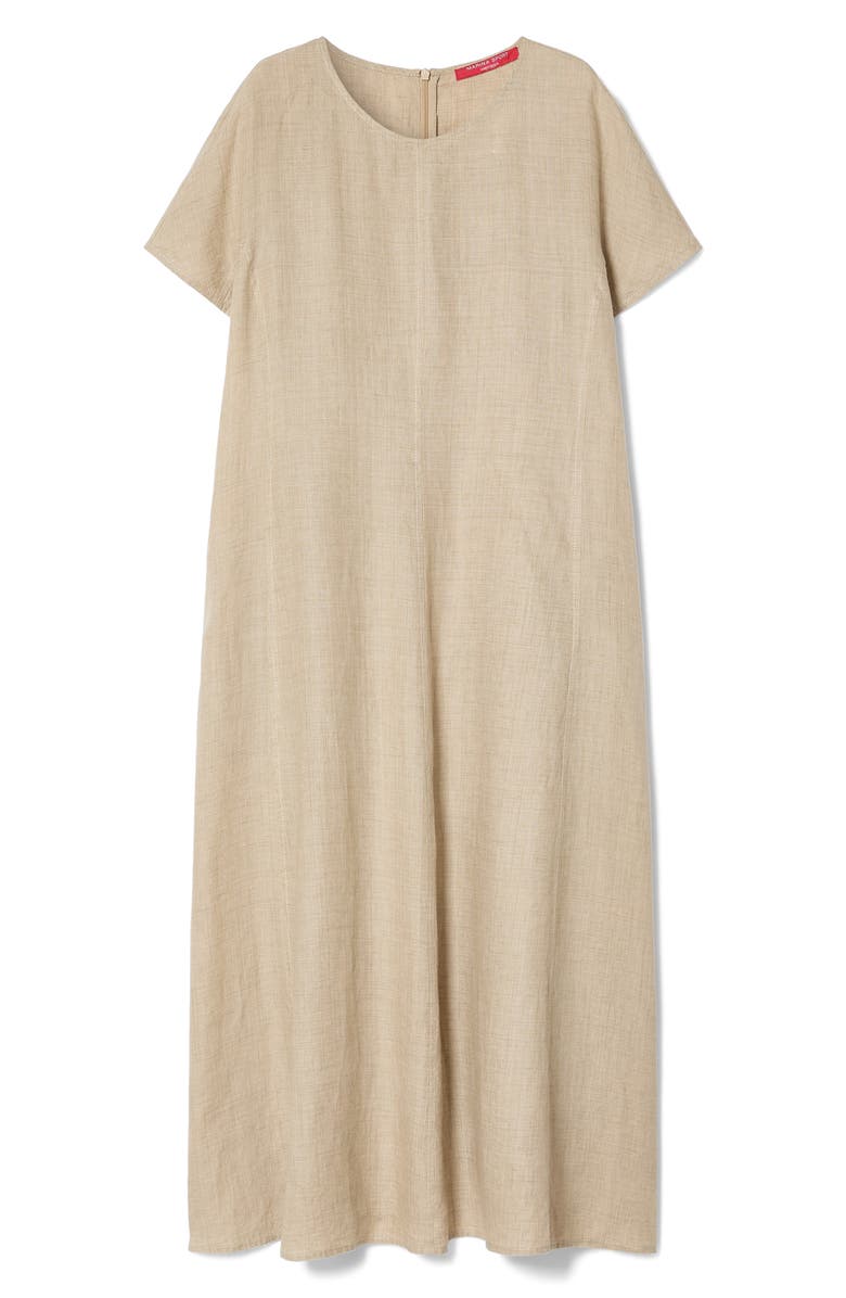 Marina Rinaldi Azzurro Linen Dress, Alternate, color,