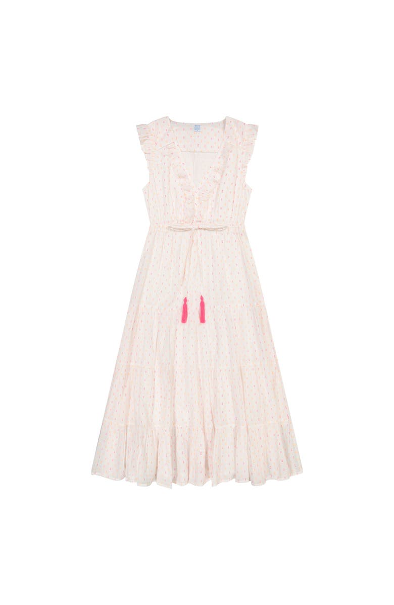 Mer St. Barth Giselle Women's Maxi Dress, Alternate, color, Neon Swiss Dot