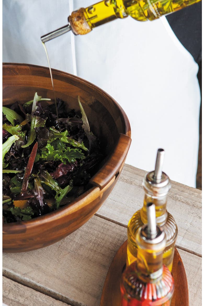 'Legacy Heritage Collection by Fabio Viviani' Mescolare Salad Bowl, Alternate, color, BROWN