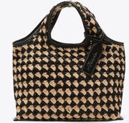 3.1 Phillip Lim Crochet Raffia Mini Market Tote