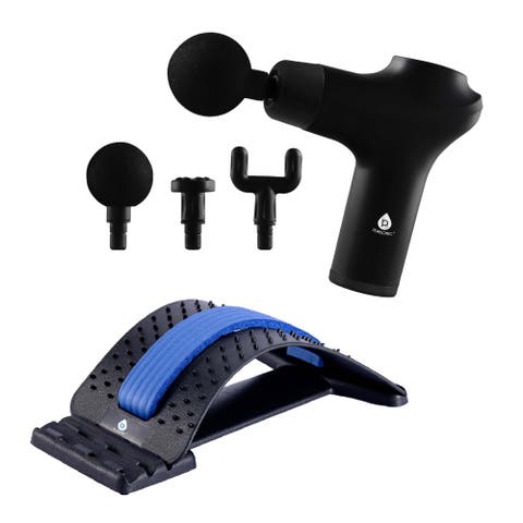 Back Stretcher & 3-Speed Massage Gun